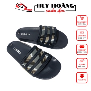 Dép nam quai ngang 𝗔𝗱𝗶𝗱𝗮𝘀 - dép cao su 𝗔𝗱𝗶𝗱𝗮𝘀 huyền thoại màu đen cực hiếm full box