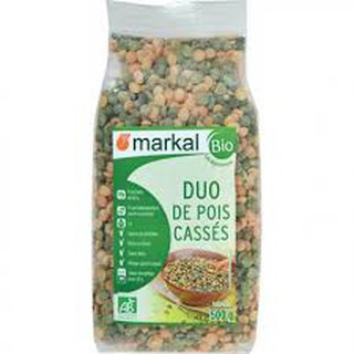 Đậu Hà Lan hữu cơ Markal (xanh, vàng) 500g