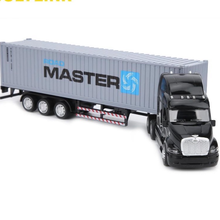 Đồ chơi xe container đầu hợp kim tỉ lệ 1:48 có âm thanh đèn