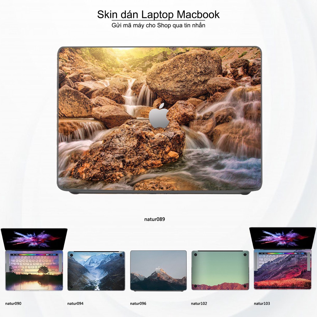 Skin dán Macbook mẫu thiên nhiên (đã cắt sẵn, inbox mã máy cho shop)