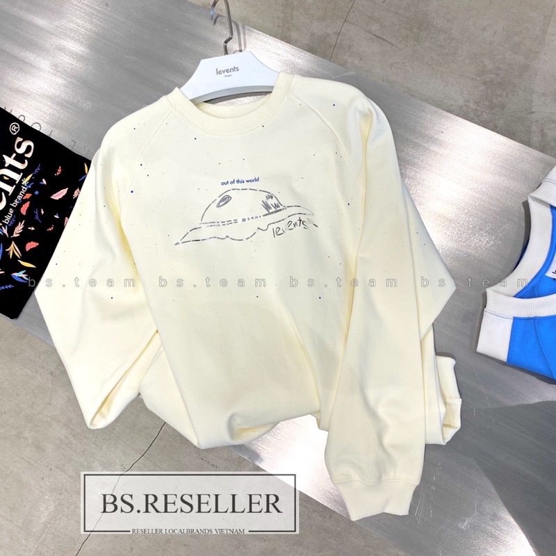 [Levents Chính Hãng] Áo sweater 𝗦𝗣𝗔𝗖𝗘𝗦𝗛𝗜𝗣 𝗟𝗘𝗩𝗘𝗡𝗧𝗦 | Levents Spaceship Sweater