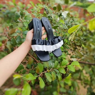 giày cao gót bigsize phối màu(size 35-45)