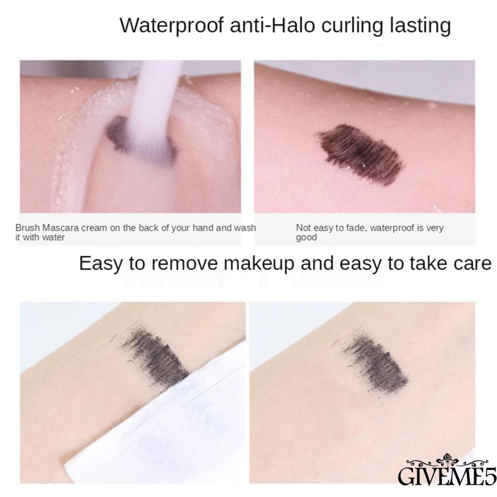 [Hàng mới về] Mascara GIVEME chống thấm nước lâu trôi chuốt dài và dày mi tự nhiên màu đen/nâu chất lượng cao