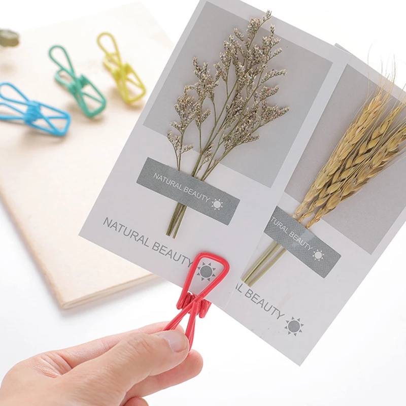 Kẹp kim loại giữ thẻ, giấy nhớ 5.7*3*1.7cm