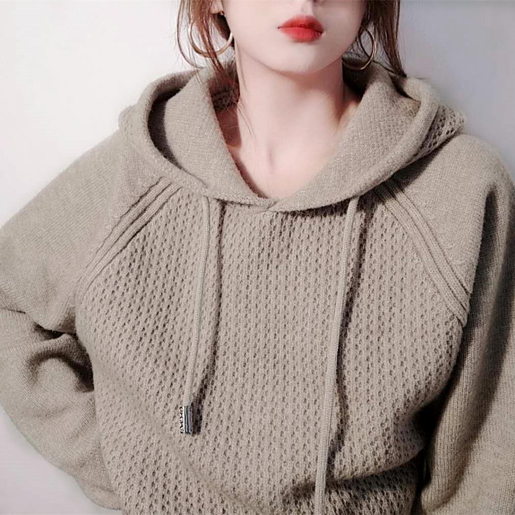 Áo Hoodie Dệt Kim Dày Dáng Rộng Phong Cách Giáng Sinh Thời Trang Mùa Đông 2022 T423