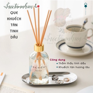 Que Khuếch Tán tinh dầu gỗ mây dùng thay thế máy khuếch tán tinh dầu, giữ hương lâu | Que Khuếch Tán tinh dầu dùng decor