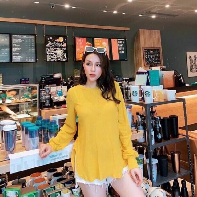 Áo giấy đuôi tôm dài xẻ vạt 2 bên