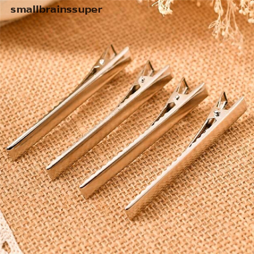 Set 20 Kẹp Tóc Kim Loại Màu Bạc Thời Trang Cho Nữ