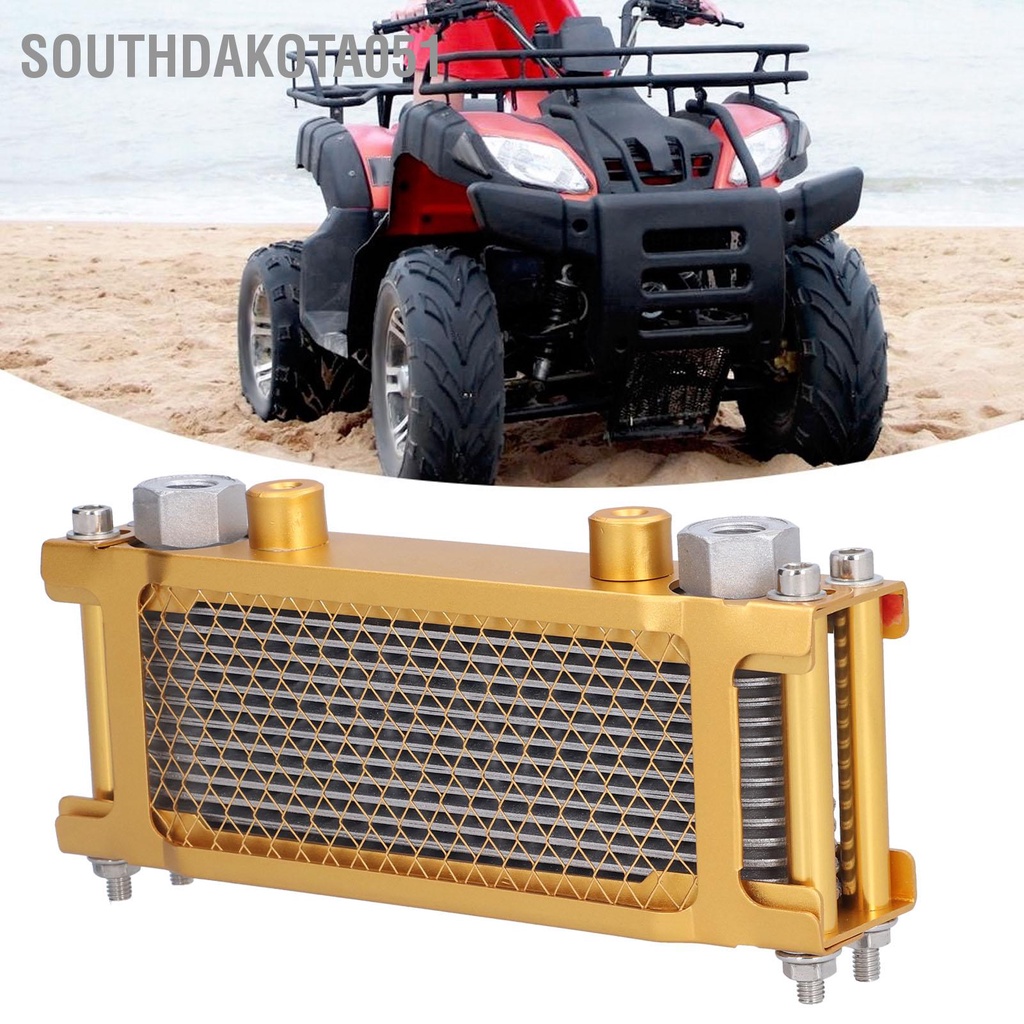 [Hàng Sẵn] Bộ Tản Nhiệt Làm Mát Dầu Động Cơ Bằng Kim Loại Cho Xe Máy 125cc 250cc【Southdakota051】