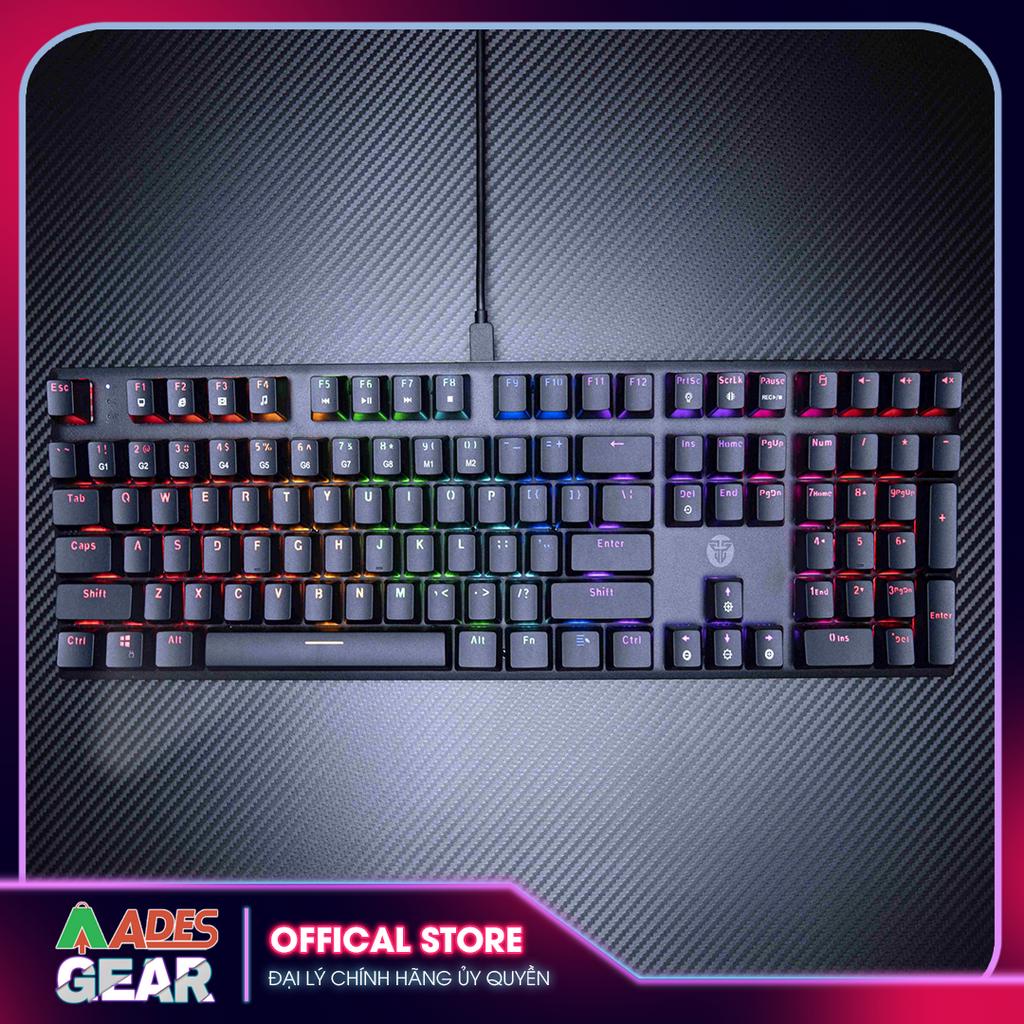 ✔️ Bàn Phím Cơ Gaming FANTECH MK855 MAXFIT108 Blue/Red Switch ✔️ 4 Phím Media ✔️ BẢO HÀNH 12