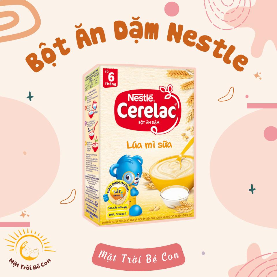 Bột ăn dặm Cho Bé Nestle Cerelac đủ vị 200g