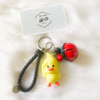 Móc khoá lục lạc Vịt Vàng