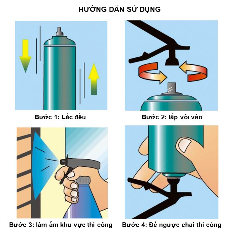 Keo bọt nở Selfoam loại tốt nhập khẩu Châu Âu