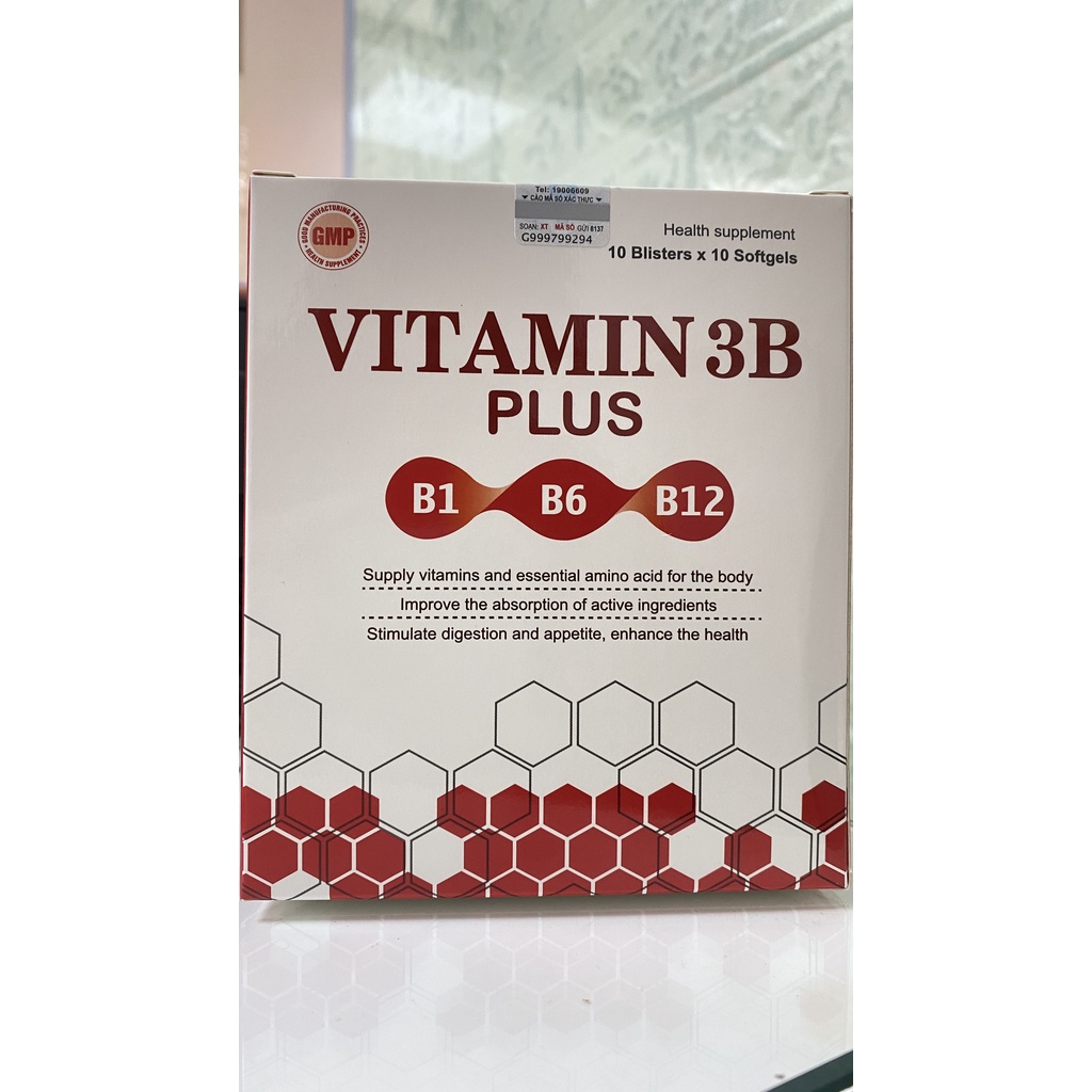 Vitamin 3B Plus bổ sung vitamin,acid amin thiết yếu tăng cường dưỡng chất,ăn ngon,nâng cao sức khỏe