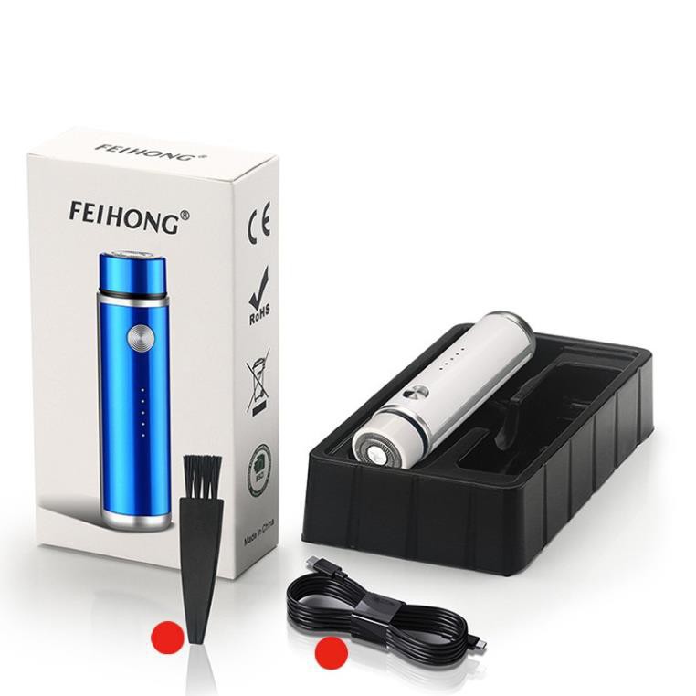 Máy Cạo Râu CAO CẤP FEIHONG cho nam nữ Mini- Sạc USB, linh hoạt, tiện dụng, đa năng- HÀNG CHÍNH HÃNG !