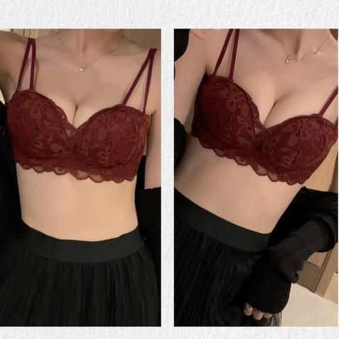 Áo Ngực Nữ không gọng - Áo Lót Nữ mềm mại thiết kế họa tiết ren hoa sexy quyến rũ mã AL16