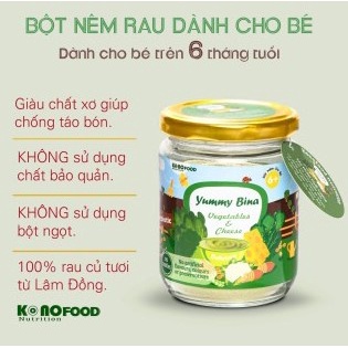 Bột Nêm Dinh Dưỡng Cho Bé KonoFood Vị Rau Củ Hộp 100g