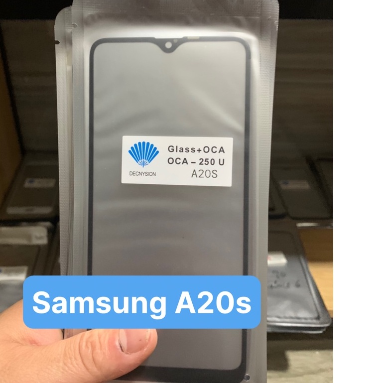 Kính ép màn hình liền keo Samsung A20s