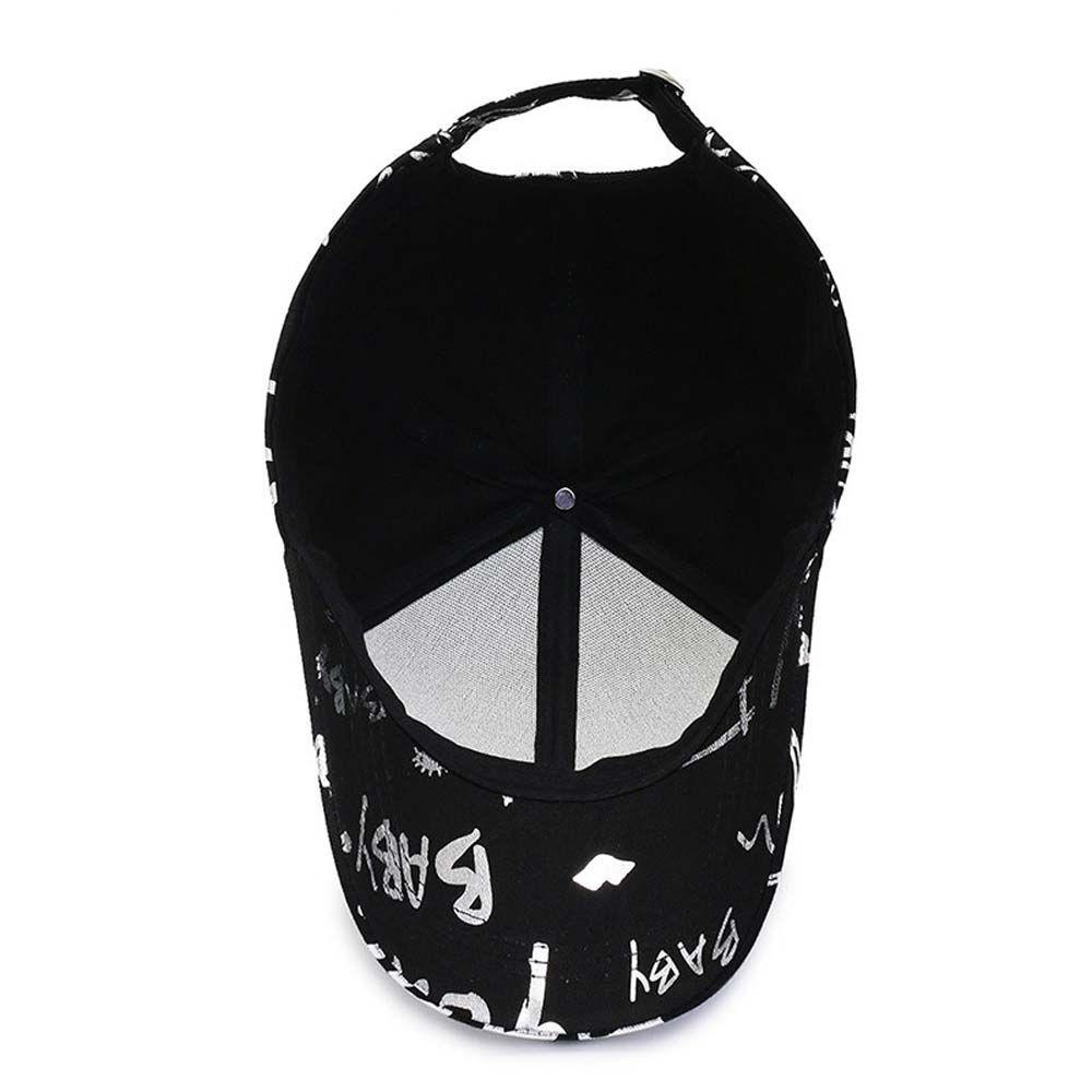Mũ Lưỡi Trai Cotton Họa Tiết Graffiti Phong Cách Hàn Quốc Cho Nam