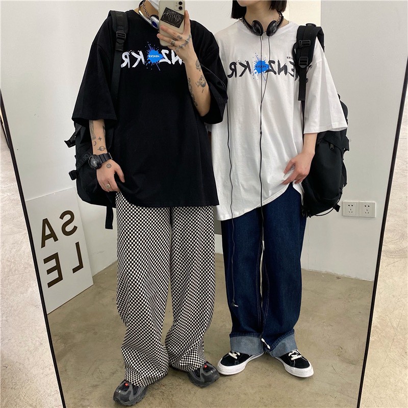 Áo thun tay lỡ Unisex NEKOSG, áo phông form rộng ATL157