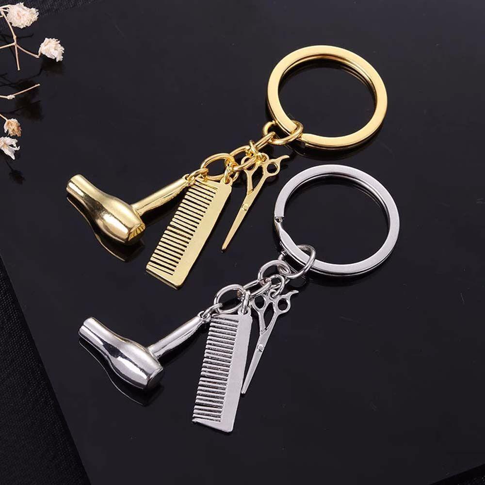 LANFY Móc Khóa Hình Kéo Cắt Tóc Độc Đáo