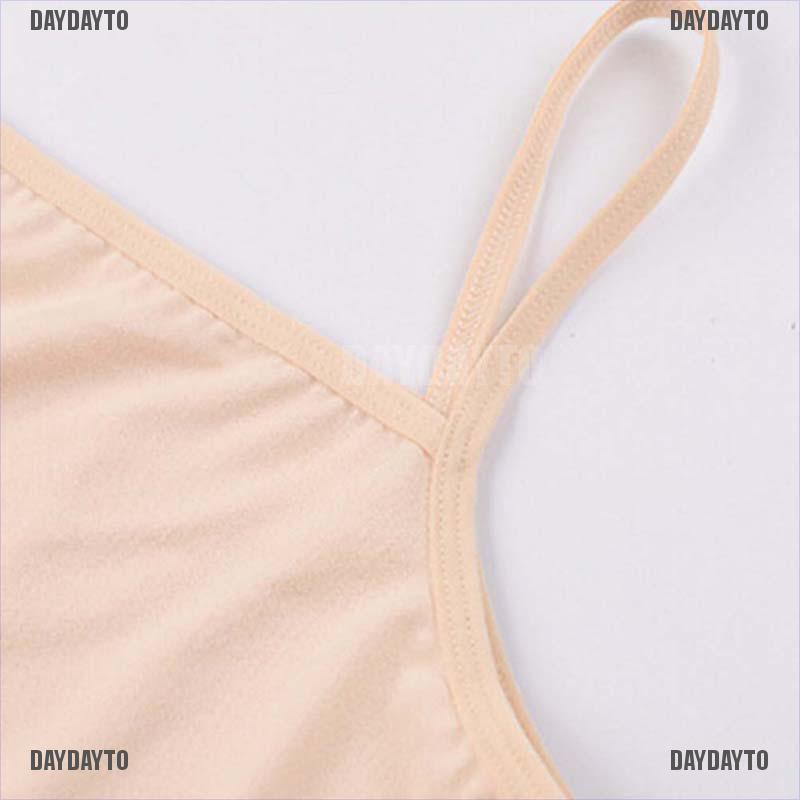 Áo Tank Top Hai Dây Cổ Tròn Màu Trơn Thời Trang Dành Cho Nữ