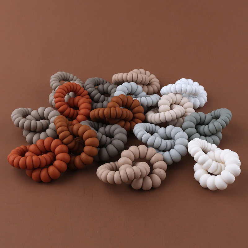 Đồ Chơi Vòng Gặm Nhiều Màu Sắc Dễ Thương Cho Bé Mọc Răng