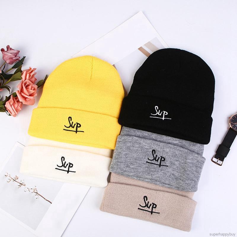 Mũ Len Beanie In Chữ Cho Nam Và Nữ