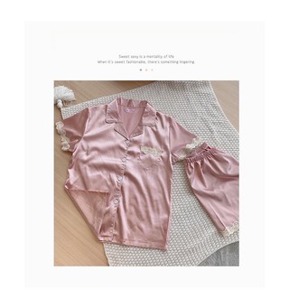 BN132- BỘ LỤA ĐÙI PHỐI REN 3 MÀU