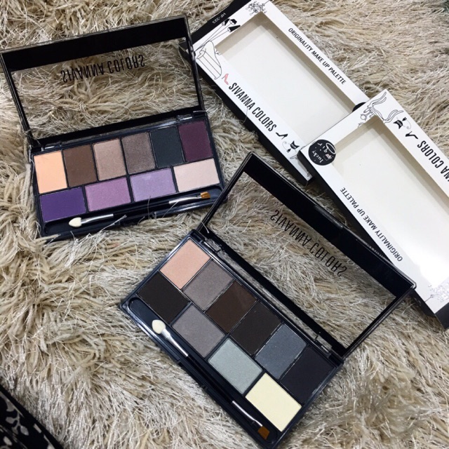 Phấn mắt Sivanna Colors Makeup Studio Dark Smoky