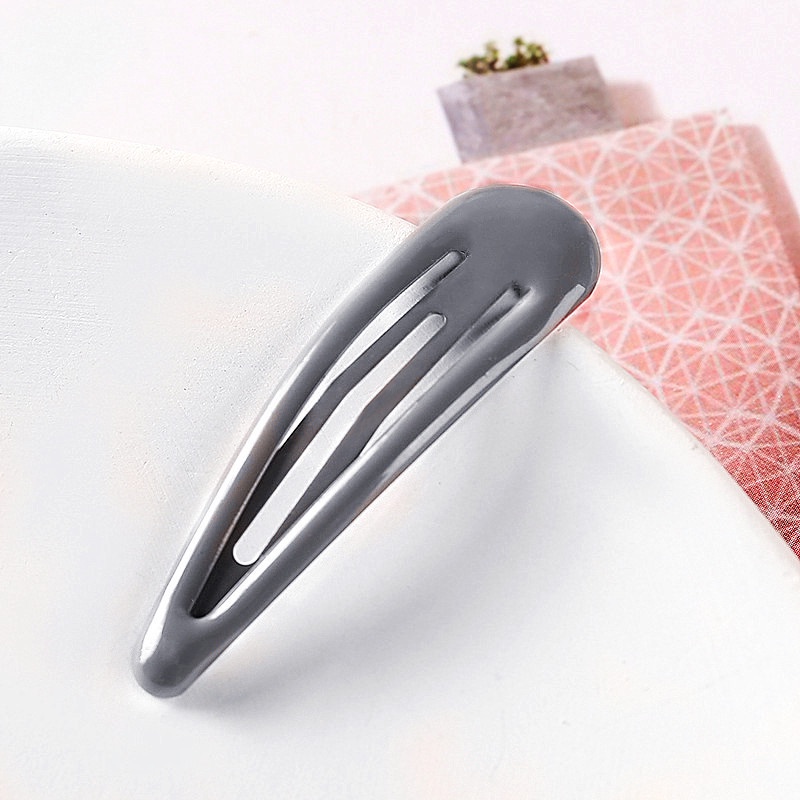 Kẹp tóc mái hình elip sơn dầu cao cấp iLita - cặp bấm mái nữ đẹp cute dễ thương vintage Hàn Quốc hottrend 2023