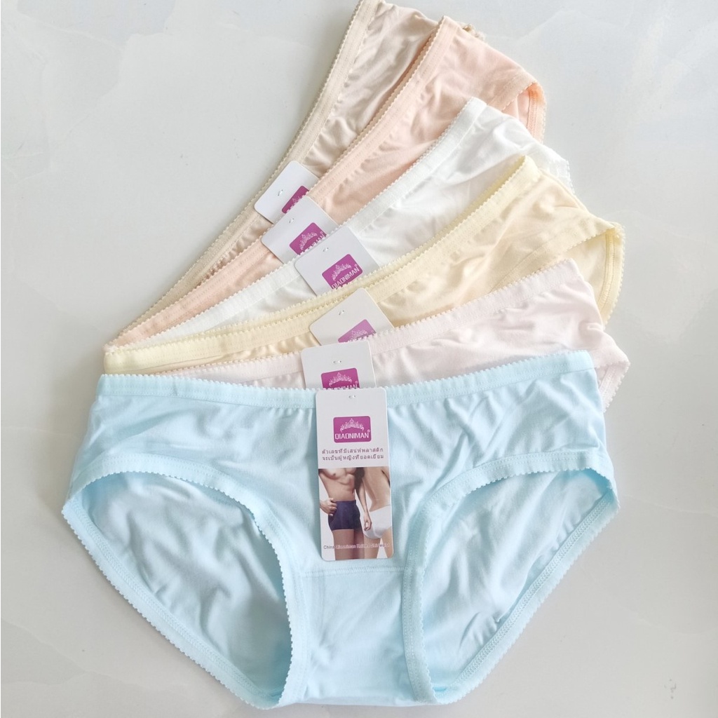 Quần lót nữ cotton Thái siêm mịn - thấm hút và giãn cực tốt