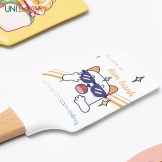 Spatula Unibaker / Phới dẹt silicon 32cm