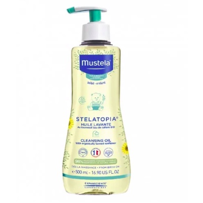 [CHÍNH HÃNG] Dầu làm sạch dành cho da chàm, viêm da cơ địa Mustela Cleasing Oil 500ml