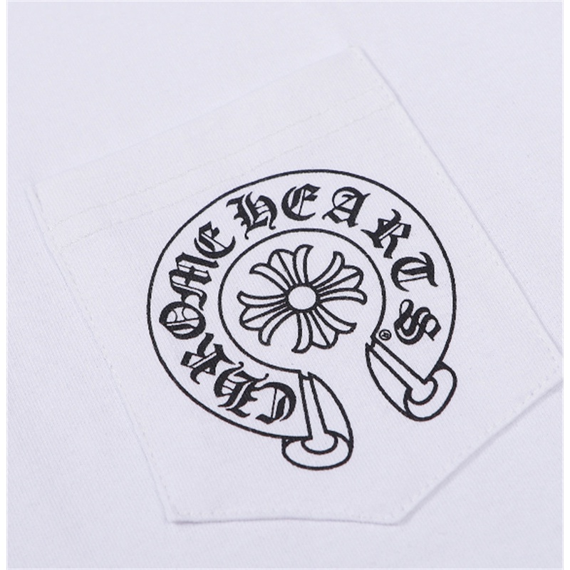 Áo Thun Cotton Ngắn Tay In Hình Chrome Hearts Thời Trang Thể Thao Dành Cho Nam Và Nữ