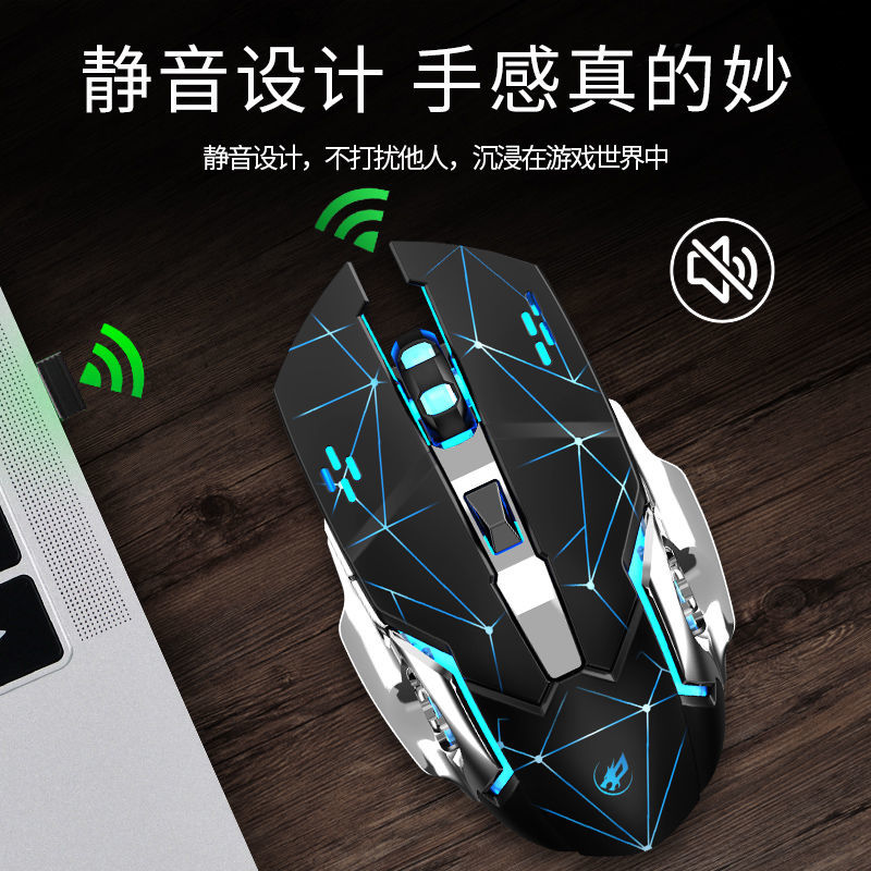 Chuột Không Dây 2021 Newwrangler Cho Chơi Game E-Sports / Laptop / Máy Tính Để Bàn 532