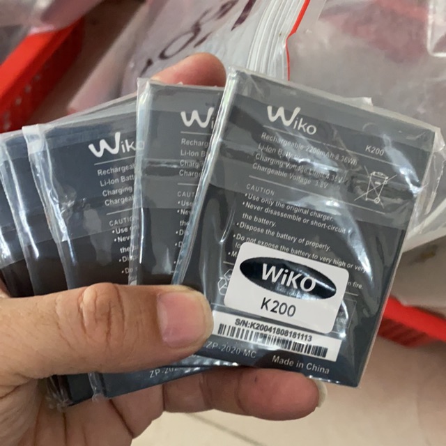 pin wiko k200 suny 3plus