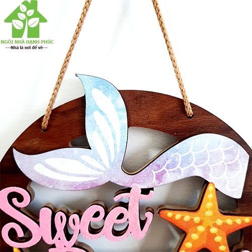 Bảng gỗ decor phòng ngủ, Bảng gỗ treo cửa trang trí cho ngôi nhà thân yêu của ban, mẫu BM_188