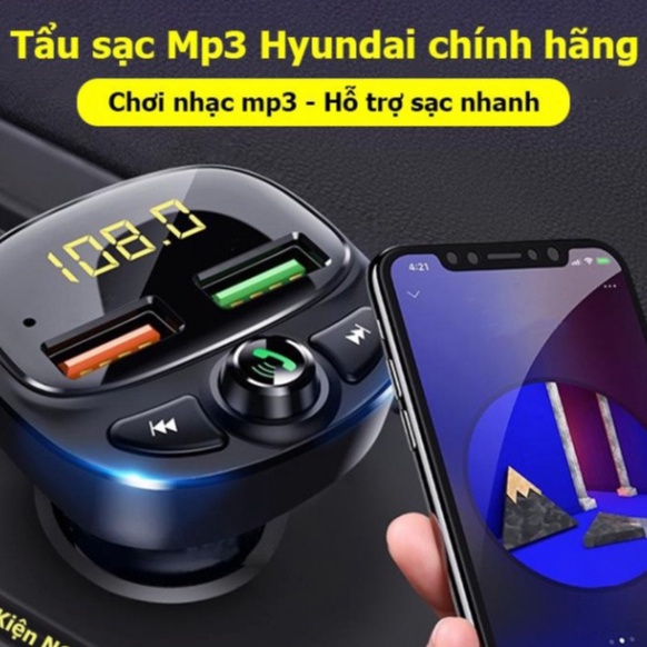 Tẩu nghe nhạc trên ô tô xe hơi kết nối Bluetooth Hy-87