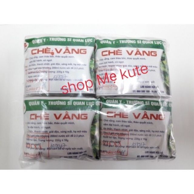 Chè vằng túi lọc lục quân 1