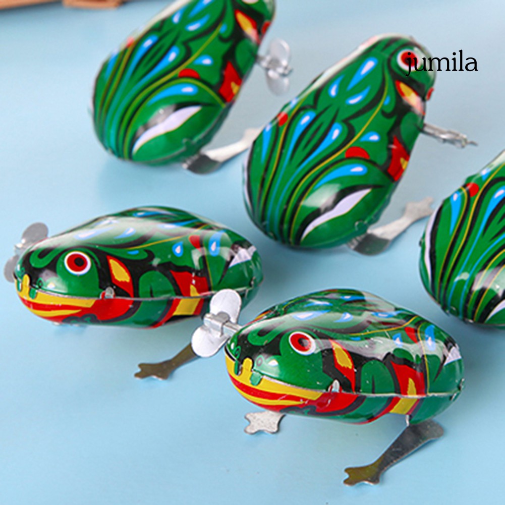 Đồ Chơi Hình Con Ếch Nhảy Sử Dụng Dây Cót Dễ Thương Cho Trẻ