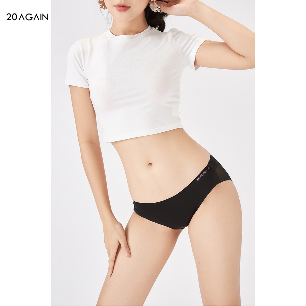 Quần lót cạp cao không đường may 20Sexy by 20Again, phối lưới thân sau quyến rũ QUA0081 | BigBuy360 - bigbuy360.vn