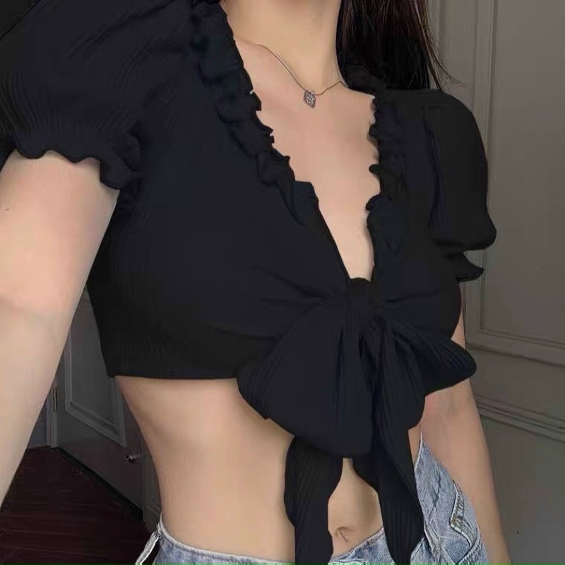 ÁO KIỂU BÈO CỘT NƠ