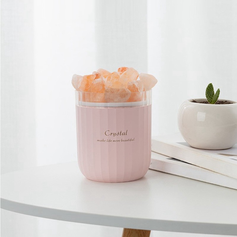 (Hàng Mới Về) Máy Phun Sương Tạo Độ Ẩm Không Khí Bằng Đá Tinh Thể Xanh Lá Xdvn