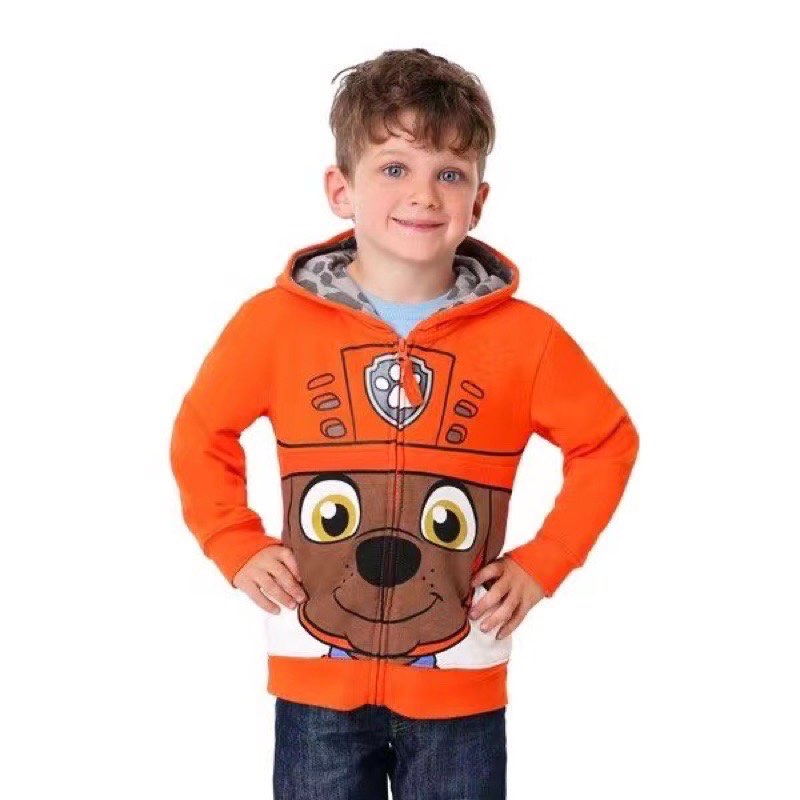 Áo nỉ Paw Patrol xanh cam HÀNG DƯ XỊN cho bé trai 2-5y