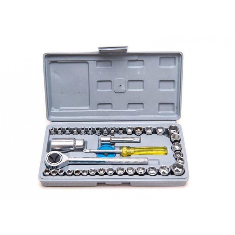 BỘ DỤNG CỤ SỬA CHỮA ĐA NĂNG 40 MÓN CHO XE MÁY, OTO