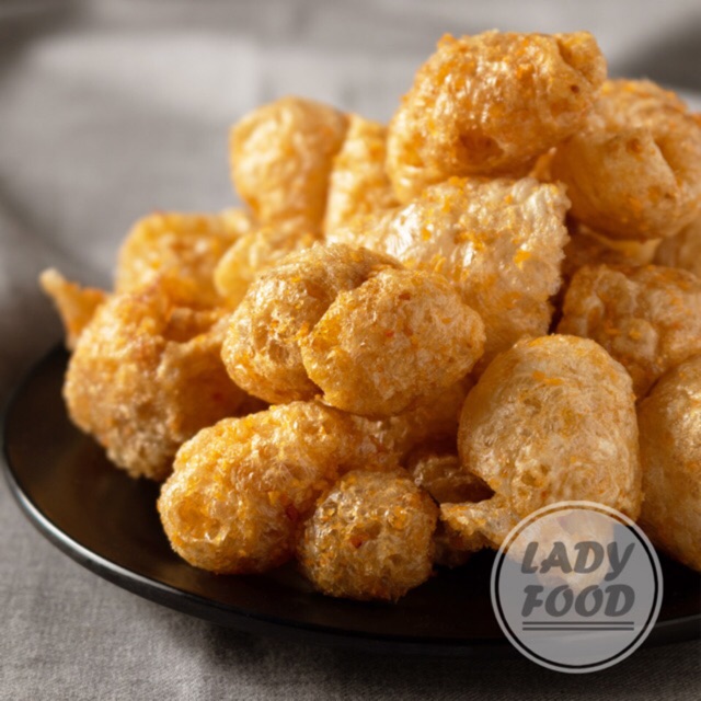 Combo 2 Hũ Da Heo Sa Tế Tỏi Ớt Dòn Rụm Lady Food