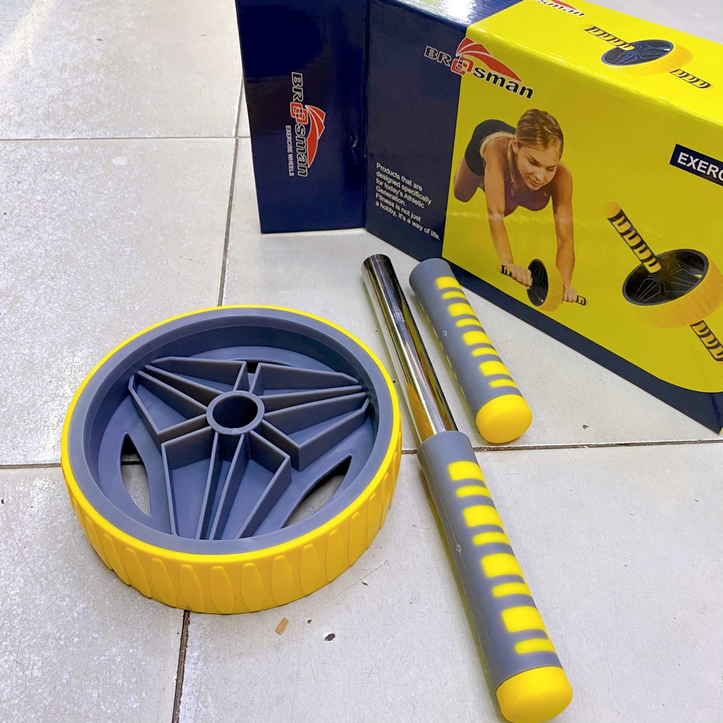 Con lăn tập cơ bụng cao cấp chính hãng Brosman - LYLYSPORTS
