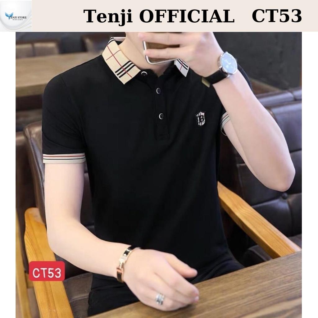 Áo thun nam TENJI AT256 cotton co dãn kiểu dáng vừa người họa tiết NEW YORK cá tính size (M-XXL)