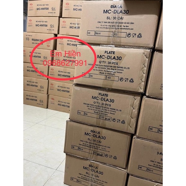 Bộ sản phẩm 6 đĩa lá nghệ thuật loại 1 DL30